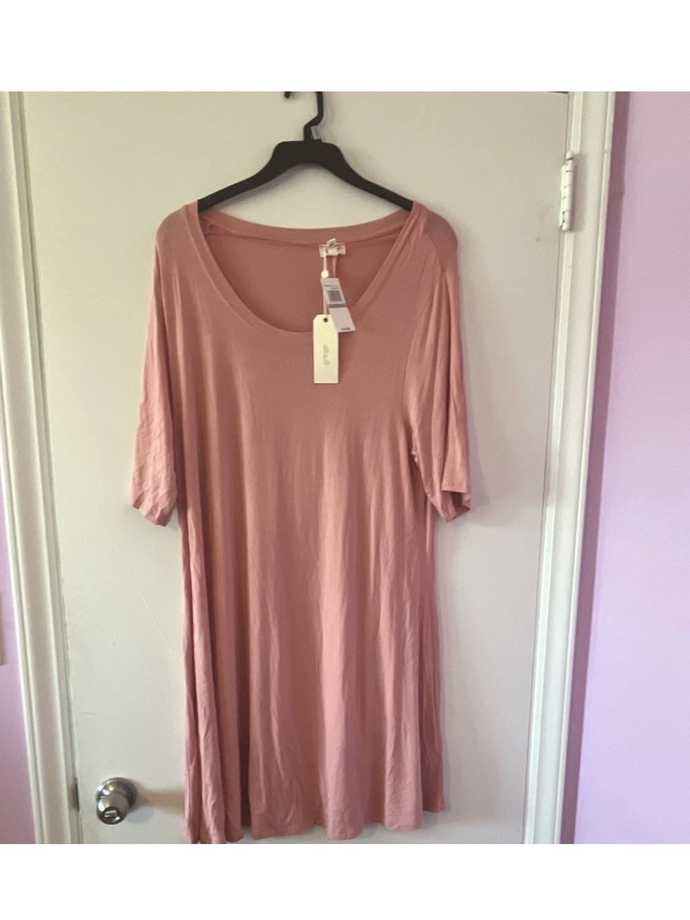 George Dusty Rose Scoop Neck Tank Top - Pink